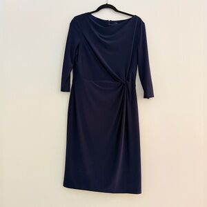 Ralph Lauren Dark Blue Long Sleeve Dress